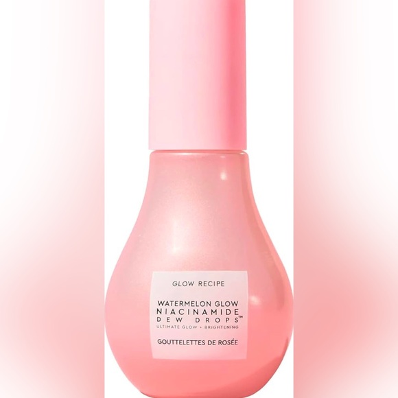 DUO Bundle Glow Recipe Watermelon Golw Dew Drops w/Niacinamide NIB 1.35 FLl oz. - Picture 2 of 7